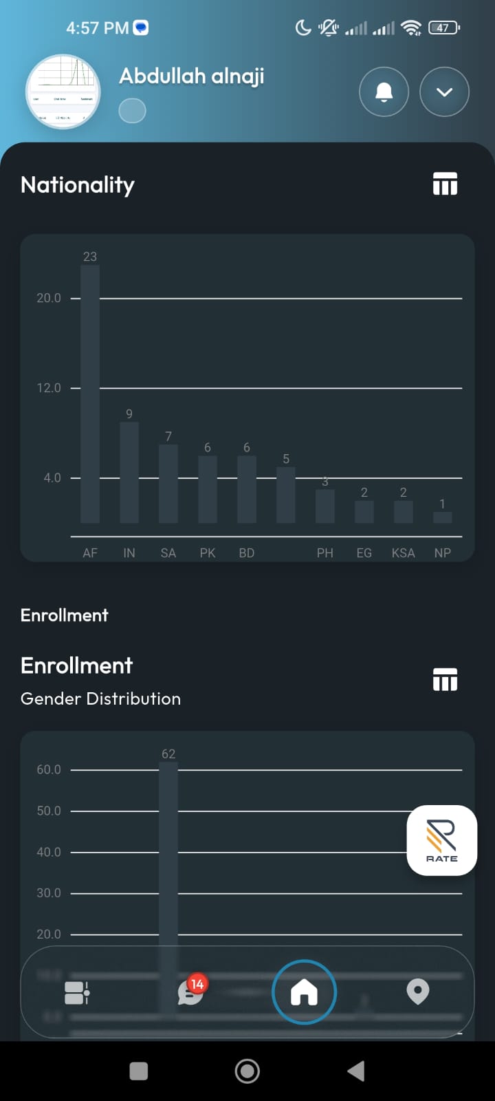 RateOp mobile app screen 10